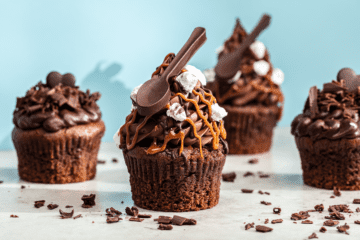 Vegan chocolate muffin