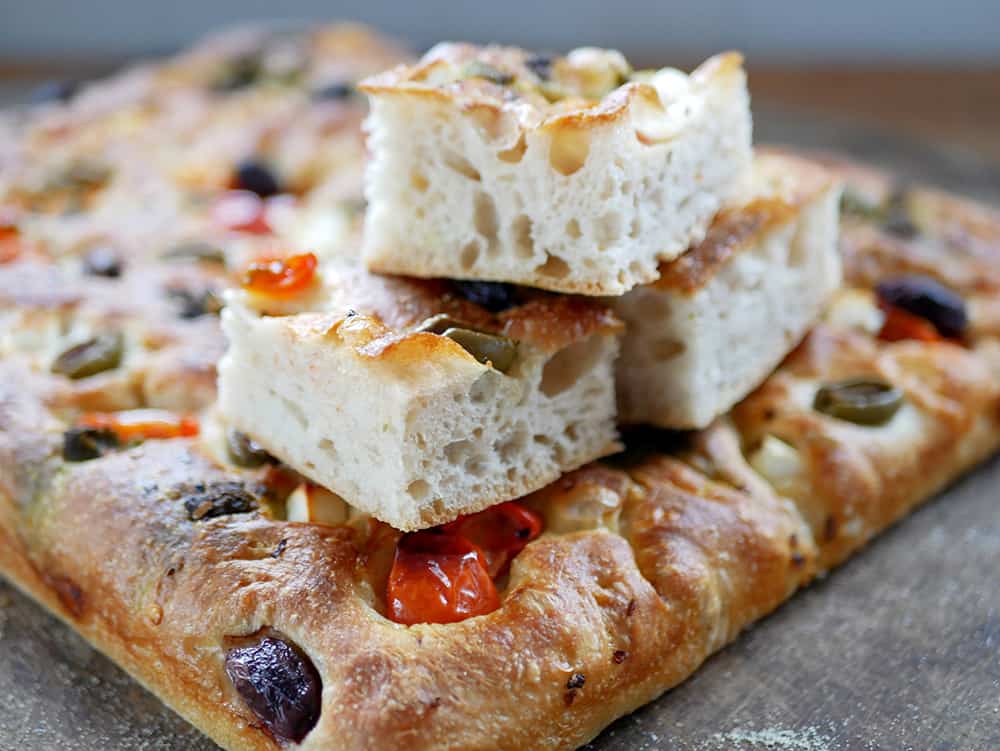 Focaccia - sourdough ciabatta - Bakels Sweden