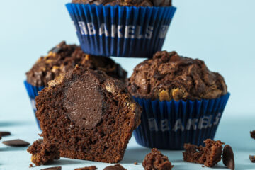Chocolate & truffle muffins